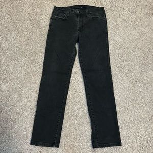 Joes Jeans men’s black slim straight 31 by 30 denim